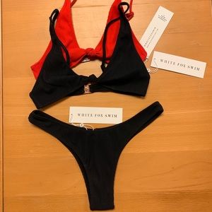 3 WHITE FOX BOUTIQUE BIKINI PIECES